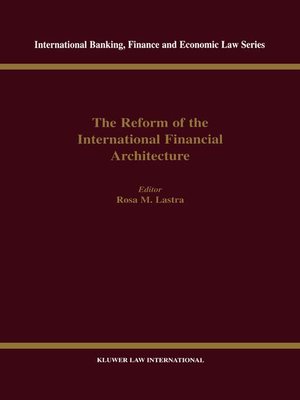 cover image of The Reform of the International Financial Architecture
